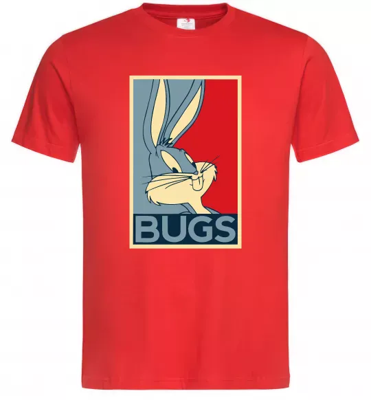 Мужская футболка Bugs Красный фото
