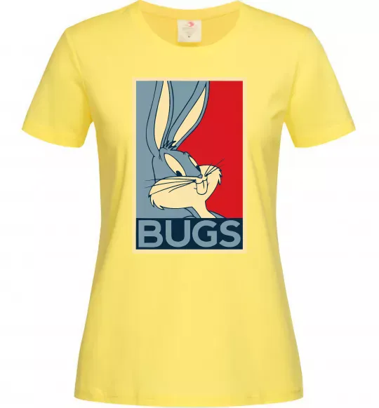 Женская футболка Bugs Лимонный фото