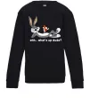 Дитячий світшот Whats up dude? Bugs Чорний фото