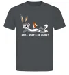 Мужская футболка Whats up dude? Bugs Графит фото