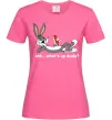 Женская футболка Whats up dude? Bugs Ярко-розовый фото