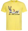Мужская футболка Whats up dude? Bugs Лимонный фото