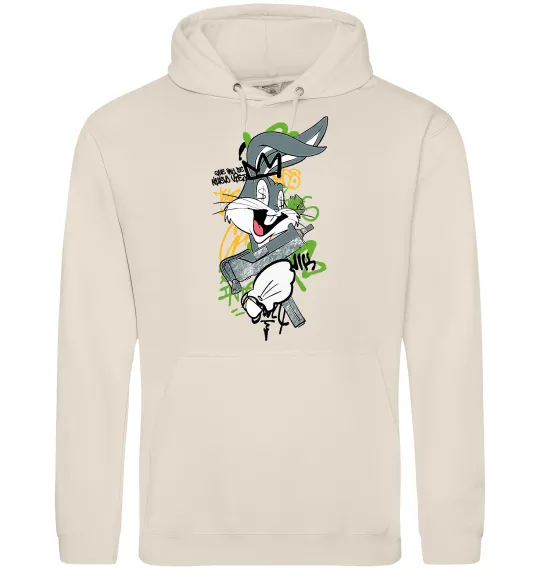Мужская толстовка (худи) Bugs Bunny графіті Таш фото