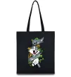 Еко-сумка Bugs Bunny графіті Чорний Еко-сумка Bugs Bunny графіті Чорний фото