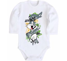 Детский боди Bugs Bunny графіті