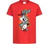 Детская футболка Bugs Bunny графіті Красный фото