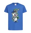 Дитяча футболка Bugs Bunny графіті Яскраво-синій фото