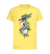 Дитяча футболка Bugs Bunny графіті Лимонний фото