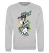 Свитшот Bugs Bunny графіті Серый меланж фото