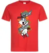 Мужская футболка Bugs Bunny графіті Красный фото