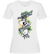 Женская футболка Bugs Bunny графіті Белый фото