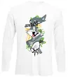 Лонгслив Bugs Bunny графіті Белый Лонгслив Bugs Bunny графіті Белый фото