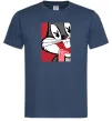 Мужская футболка Bugs Bunny play boy Темно-синий фото