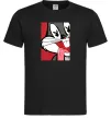 Мужская футболка Bugs Bunny play boy Черный фото