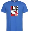 Мужская футболка Bugs Bunny play boy Ярко-синий фото