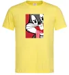 Мужская футболка Bugs Bunny play boy Лимонный фото