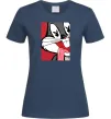 Женская футболка Bugs Bunny play boy Темно-синий фото
