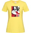 Женская футболка Bugs Bunny play boy Лимонный фото