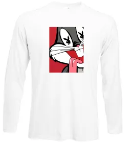 Лонгслив Bugs Bunny play boy Белый фото