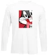 Лонгслив Bugs Bunny play boy Белый фото