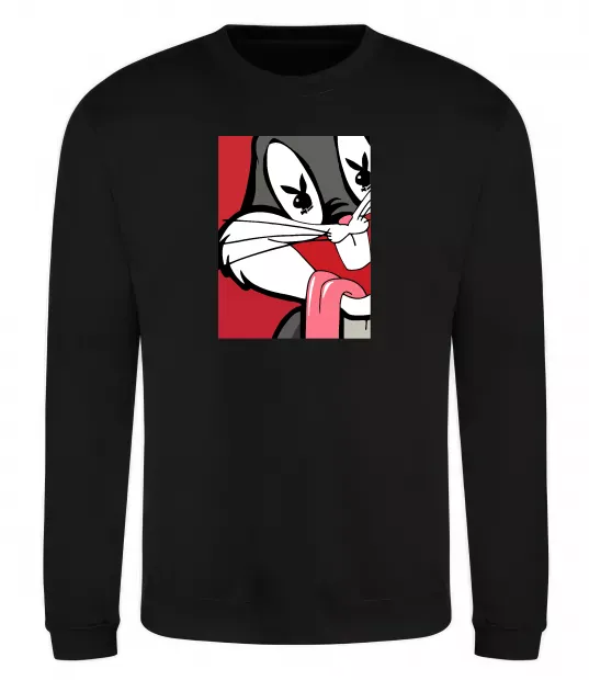 Свитшот Bugs Bunny play boy Черный фото