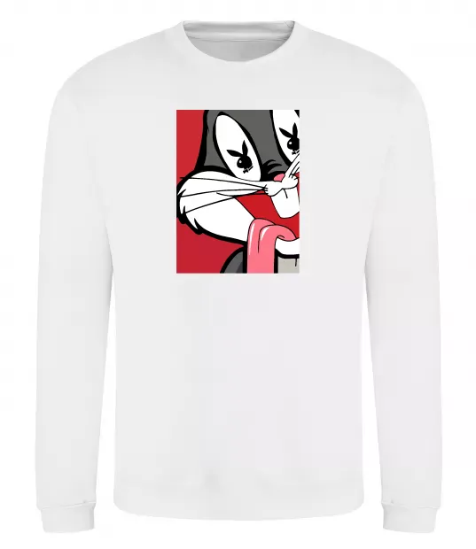 Свитшот Bugs Bunny play boy Белый фото