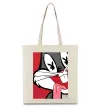 Эко-сумка Bugs Bunny play boy Бежевый Эко-сумка Bugs Bunny play boy Бежевый фото