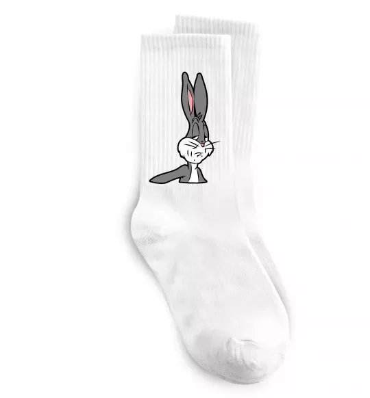 Носки Bugs Bunny meme Белый фото