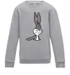 Детский Свитшот Bugs Bunny meme Серый меланж Детский Свитшот Bugs Bunny meme Серый меланж фото