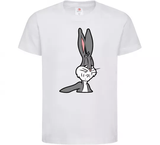 Детская футболка Bugs Bunny meme Белый фото