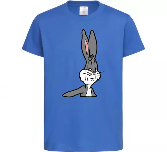 Детская футболка Bugs Bunny meme Ярко-синий фото