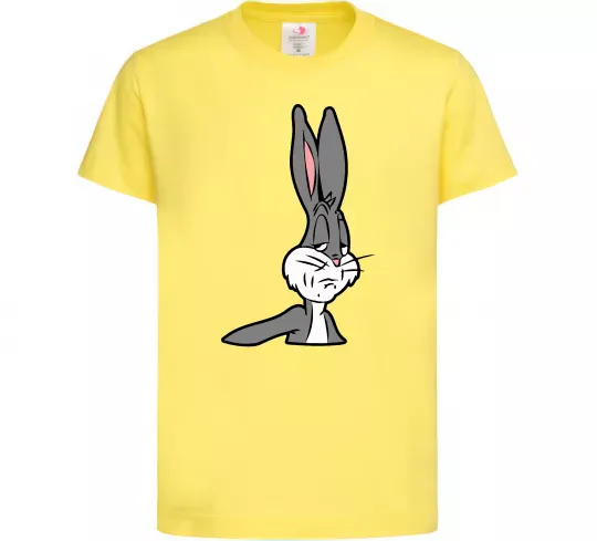 Детская футболка Bugs Bunny meme Лимонный фото