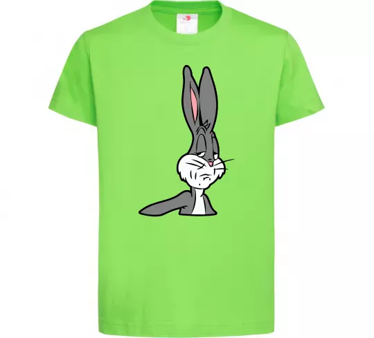 Детская футболка Bugs Bunny meme Лаймовый фото