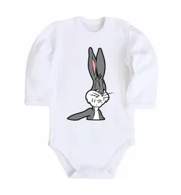 Дитячий бодік Bugs Bunny meme Білий фото