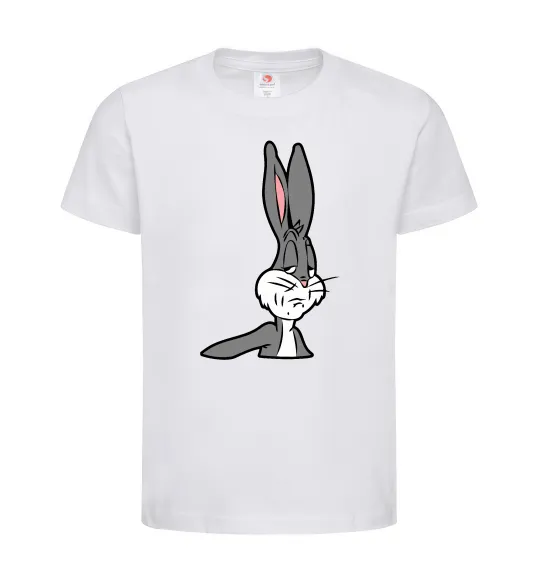 Детская футболка Bugs Bunny meme Белый фото