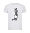 Детская футболка Bugs Bunny meme Белый фото