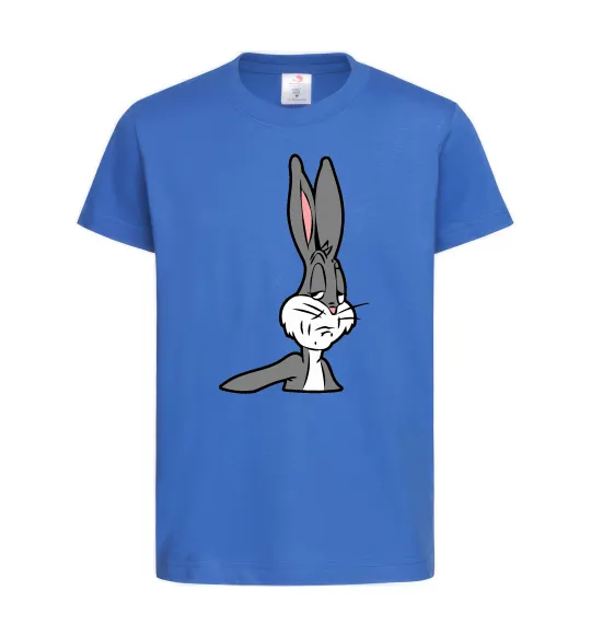 Детская футболка Bugs Bunny meme Ярко-синий фото