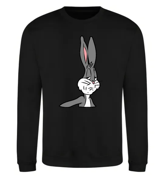Світшот Bugs Bunny meme Чорний фото