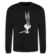 Світшот Bugs Bunny meme Чорний фото