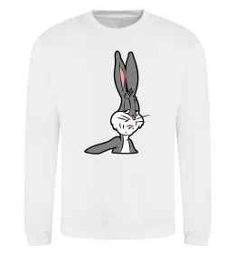 Світшот Bugs Bunny meme Білий фото