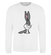 Світшот Bugs Bunny meme Білий фото