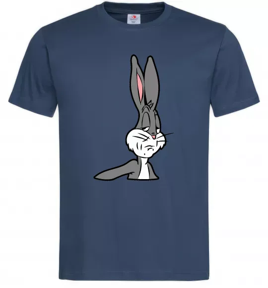Мужская футболка Bugs Bunny meme Темно-синий фото