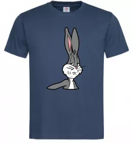 Мужская футболка Bugs Bunny meme Темно-синий фото