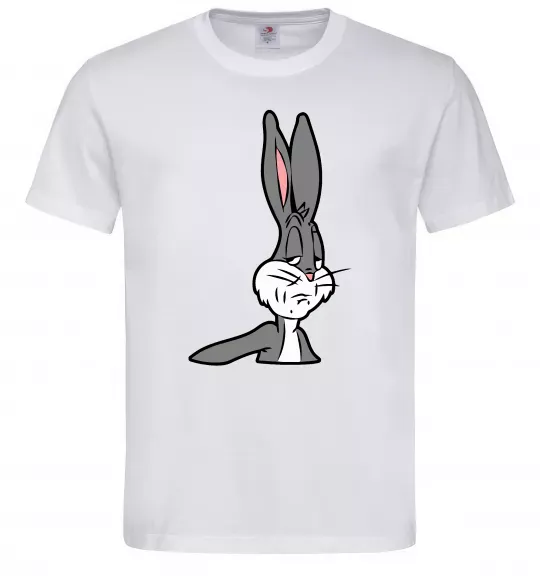 Мужская футболка Bugs Bunny meme Белый фото