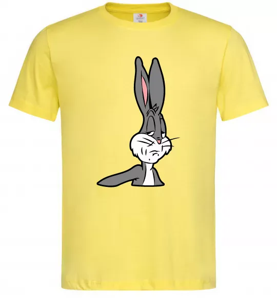 Мужская футболка Bugs Bunny meme Лимонный фото