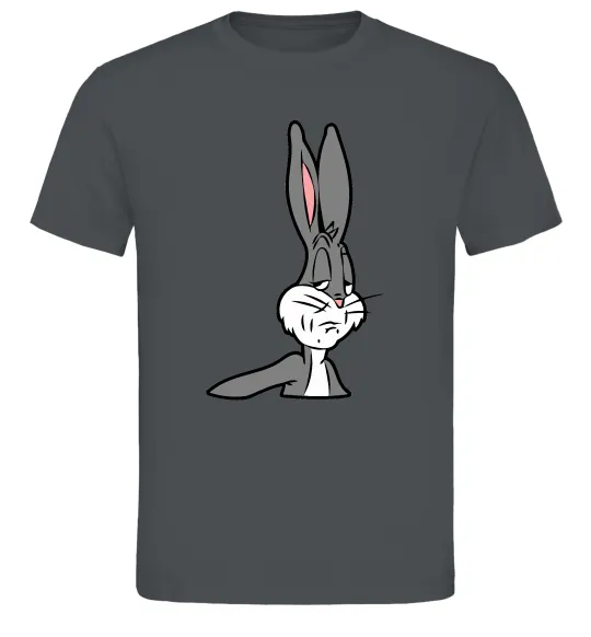 Мужская футболка Bugs Bunny meme Графит фото