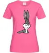 Женская футболка Bugs Bunny meme Ярко-розовый фото
