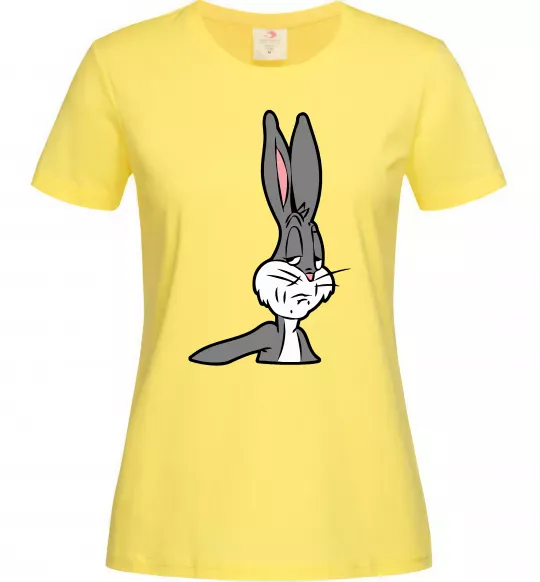 Женская футболка Bugs Bunny meme Лимонный фото