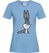 Женская футболка Bugs Bunny meme Голубой фото