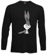 Лонгслив Bugs Bunny meme Черный фото